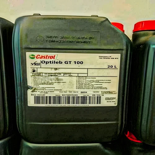 Castrol Optileb GT 100 NSF H1 food-grade gear lubricant — authorized distributor Hyderabad pharma cluster, Vasundhara Specialities